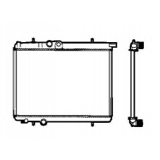 58298 NRF Радиатор, охлаждение двигателя