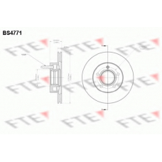 BS4771 FTE Тормозной диск
