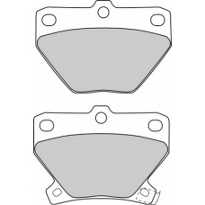 DBP371395 DURON Комплект тормозных колодок, дисковый тормоз