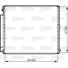 814203 VALEO Конденсатор, кондиционер