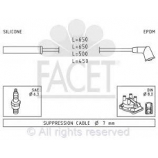 4.9741 FACET Комплект проводов зажигания