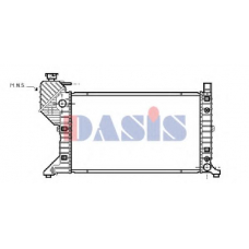 132130N AKS DASIS Радиатор, охлаждение двигателя