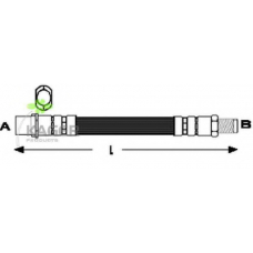 38-0104 KAGER Тормозной шланг