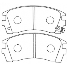 PN-2225 JNBK Колодки тормозные