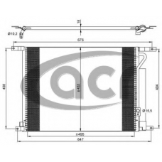 300702 ACR Конденсатор, кондиционер