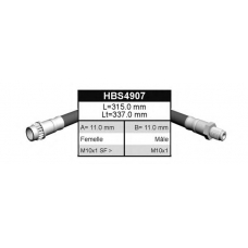 HBS4907 QUINTON HAZELL Тормозной шланг