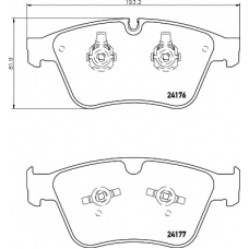 8DB 355 020-031 HELLA PAGID Комплект тормозных колодок, дисковый тормоз