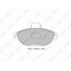 BD-2213 LYNX Комплект тормозных колодок, дисковый тормоз