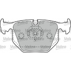 551752 VALEO Комплект тормозных колодок, дисковый тормоз