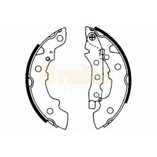 SH1099 BRAKE ENGINEERING Комплект тормозных колодок