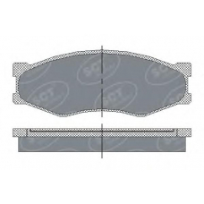 SP 119 SCT Комплект тормозных колодок, дисковый тормоз