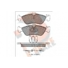 RB1103 R BRAKE Комплект тормозных колодок, дисковый тормоз