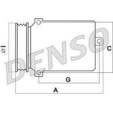 DCP02033 DENSO Компрессор, кондиционер