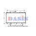 140160N AKS DASIS Радиатор, охлаждение двигателя