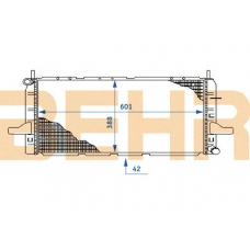 2108577 BEHR Radiator