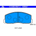 13.0460-5947.2 ATE Комплект тормозных колодок, дисковый тормоз
