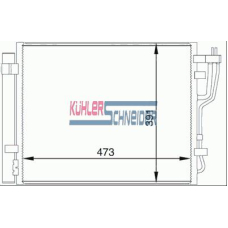 5220411 KUHLER SCHNEIDER Конденсатор, кондиционер