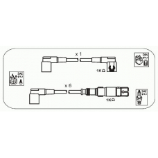 M4 JANMOR Комплект проводов зажигания