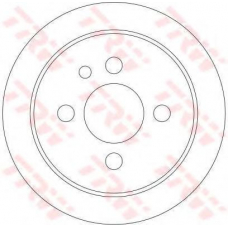 DF4334 TRW Тормозной диск