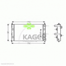 31-3149 KAGER Радиатор, охлаждение двигателя