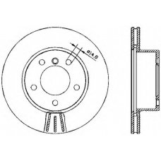 BDA2328.20 OPEN PARTS Тормозной диск