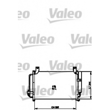 814342 VALEO Конденсатор, кондиционер