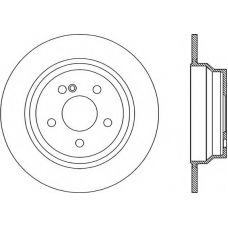BDR1995.10 OPEN PARTS Тормозной диск