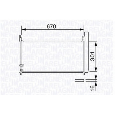 350203694000 MAGNETI MARELLI Конденсатор, кондиционер