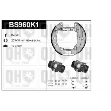 BS960K1 QUINTON HAZELL Комплект тормозов, барабанный тормозной механизм