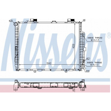 62612A NISSENS Радиатор, охлаждение двигателя