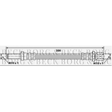 BBH6140 BORG & BECK Тормозной шланг