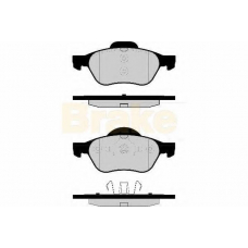 PA1511 BRAKE ENGINEERING Комплект тормозных колодок, дисковый тормоз