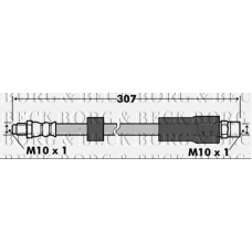 BBH6928 BORG & BECK Тормозной шланг