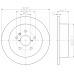 MDC1511 MINTEX Тормозной диск