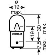 5626 OSRAM Лампа накаливания, задний гарабитный огонь; лампа 