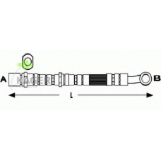 38-0673 KAGER Тормозной шланг