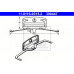 11.8116-0315.2 ATE Пружина, тормозной суппорт