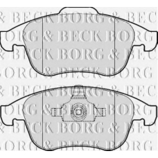 BBP2059 BORG & BECK Комплект тормозных колодок, дисковый тормоз