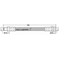 FBH7453 FIRST LINE Тормозной шланг