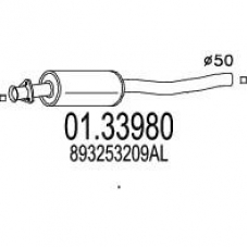 01.33980 MTS Предглушитель выхлопных газов