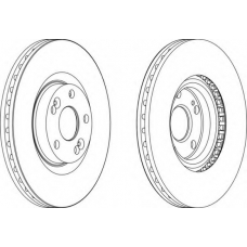 DDF1139-1 FERODO Тормозной диск