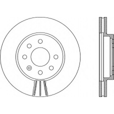 BDR1984.20 OPEN PARTS Тормозной диск