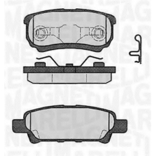 363916060285 MAGNETI MARELLI Комплект тормозных колодок, дисковый тормоз