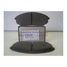 1080-8130 ASHUKI Комплект тормозных колодок, дисковый тормоз