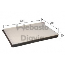 82D0325214A WEBASTO Фильтр, воздух во внутренном пространстве