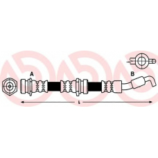 T 49 049 BREMBO Тормозной шланг