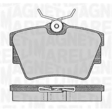 363916060370 MAGNETI MARELLI Комплект тормозных колодок, дисковый тормоз