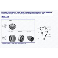 341311641101 MAGNETI MARELLI Комплект ремня грм