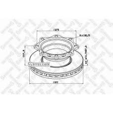 85-00784-SX STELLOX Тормозной диск