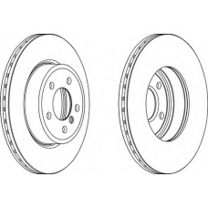 DDF1271-1 FERODO Тормозной диск